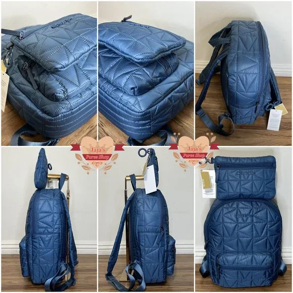 ?Michael Kors Quilted Fabric-Nylon Backpack & Pouch? display picture 1